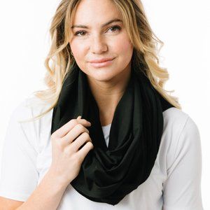 Black Classic Infinity Scarf